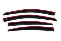 Ветровики с хромированным молдингом Niken Luxury (4 шт) фото 4 Ветровики с хромированным молдингом Niken Luxury (4 шт) фото 4