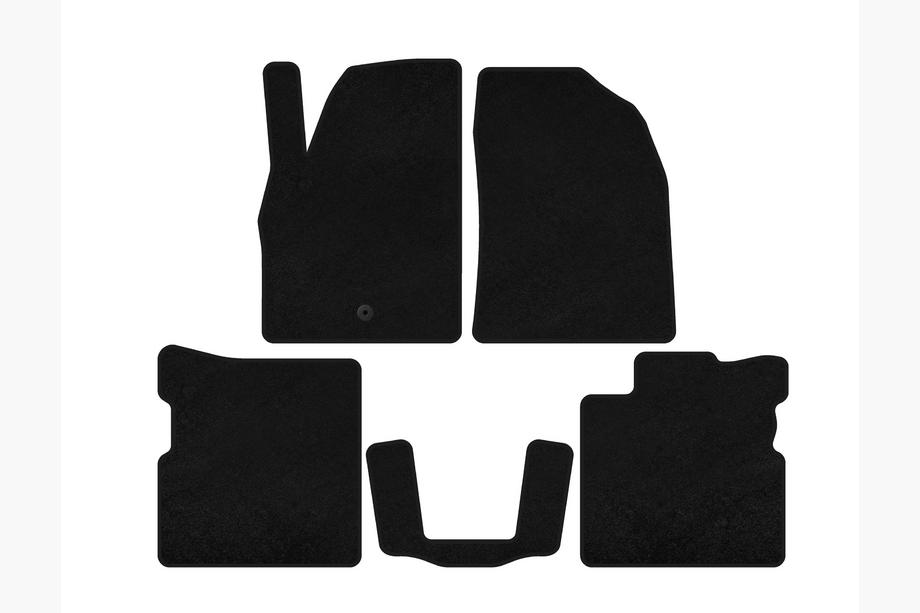Chevrolet HHR 2005-2011 гг. Текстильные коврики Deluxe (Черный) Image