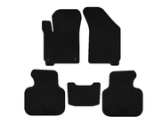 Dodge Journey 2008-2020 гг. Текстильные коврики Deluxe (2008-2011, Черный) фото 1