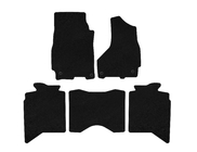 Dodge RAM (DS/DJ/D2) 2009–2024 гг. Текстильные коврики Deluxe (2013+, 5-местный, черный) фото 1