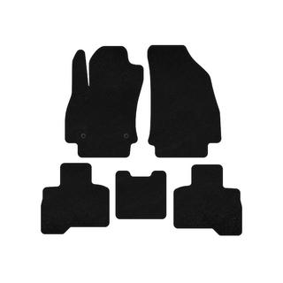 Текстильные коврики Deluxe (Для Qubo 2008-2016, Черный) Fiat Fiorino/Qubo 2008-2024 гг. фото 1