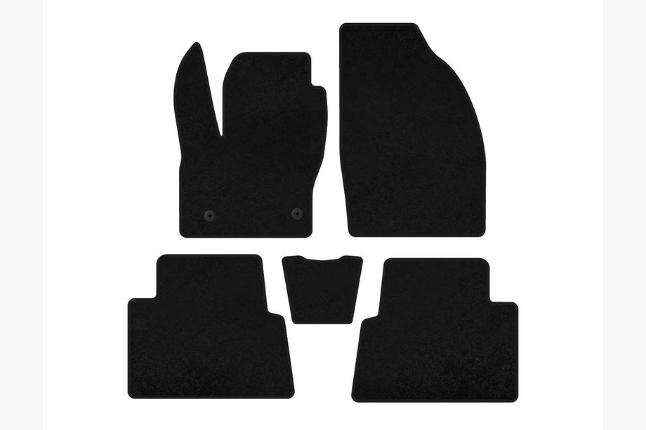 Ford Kuga 2008-2013 гг. Текстильные коврики Deluxe (Черный) Image