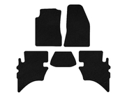 Ford Ranger 2002-2006 гг. Текстильные коврики Deluxe (Черный) фото 1