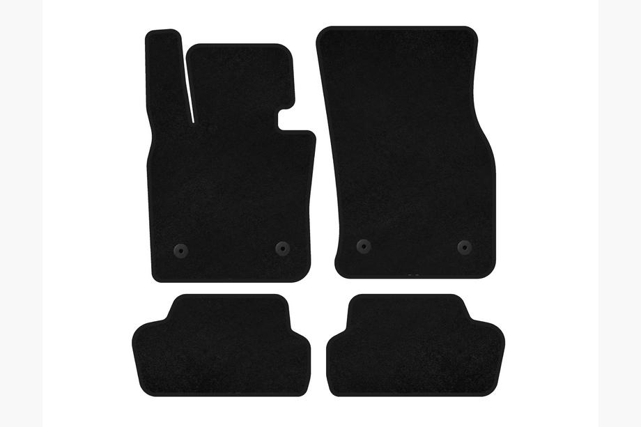 Mini Cooper F55/56/57 2014-2023 гг. Текстильные коврики Deluxe (для F56, черные) Фото 1