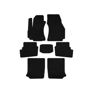 Текстильные коврики Deluxe (2 ряда, 2003-2005, 7-местный, черный) Opel Zafira A 1998-2005 гг. фото 1