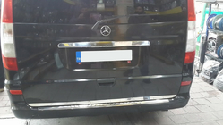 Mercedes Vito W639 2004-2014 гг. Молдинг крышки багажника нержавеющая сталь фото 3