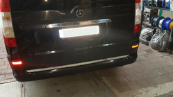 Mercedes Vito W639 2004-2014 гг. Молдинг крышки багажника нержавеющая сталь фото 7