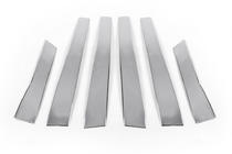 Накладки на дверные стойки из нержавеющей стали (6 шт) фото 3