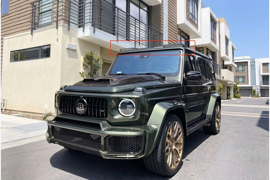 Mercedes G сlass W463 2018-2024 гг. Спойлер BRB-Design (Карбон) Image