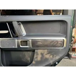 Комплект карбоновых вставок в салон V2 Mercedes G class W463 2018-2024 гг. фото 3
