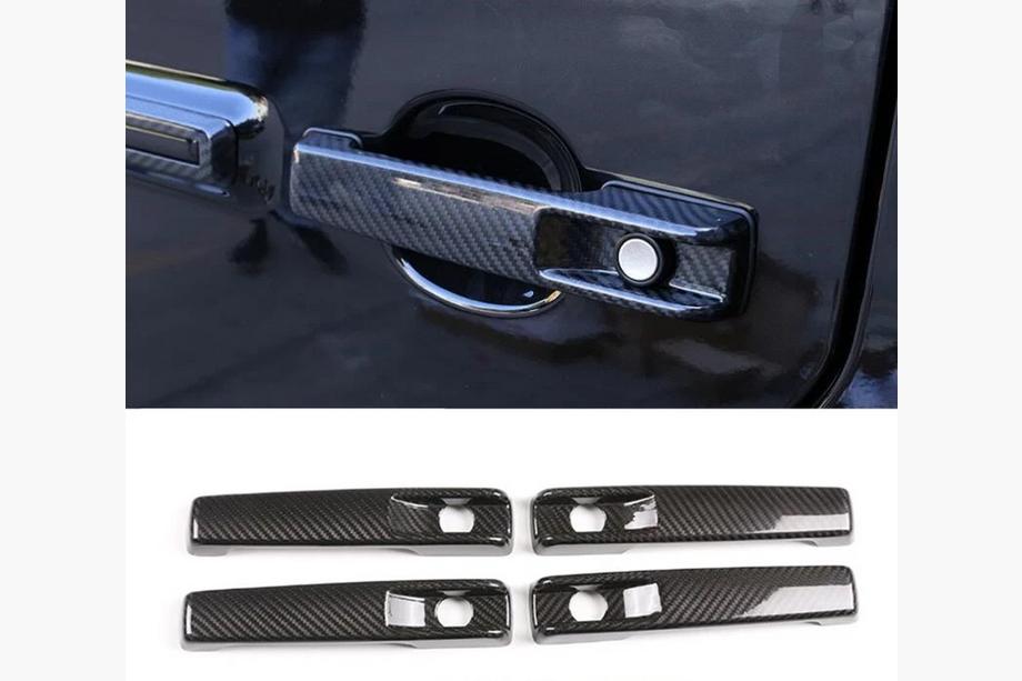 Mercedes G class W463 1990-2018 гг. Накладки на Ручки (Карбон) Фото 1