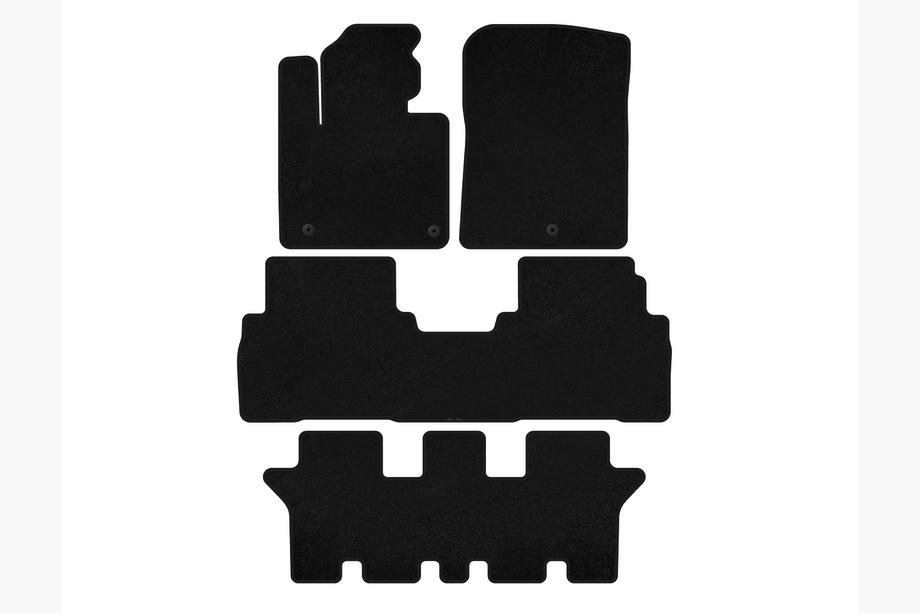 Текстильные коврики Classic (3 ряда, 7-местный, Черный) Image Текстильные коврики Classic (3 ряда, 7-местный, Черный) Image