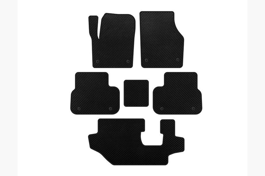 Land Rover Discovery Sport 2014- гг. Коврики EVA (2014-2019, 3 ряда, Черный) Image