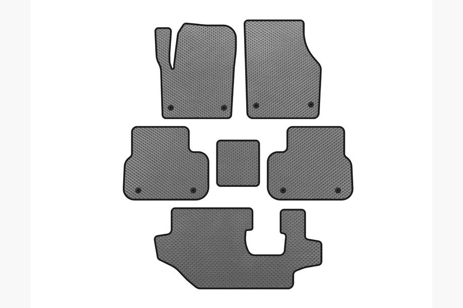 Land Rover Discovery Sport 2014- гг. Коврики EVA (2014-2019, 3 ряда, Серый) Image