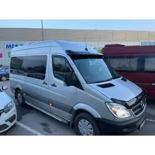 Дефлектор лобового стекла V1 (под покраску, на клей) Mercedes Sprinter W906 2006–2018 гг. фото 3