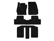 Текстильные коврики Classic (3 ряда, черные) фото 1