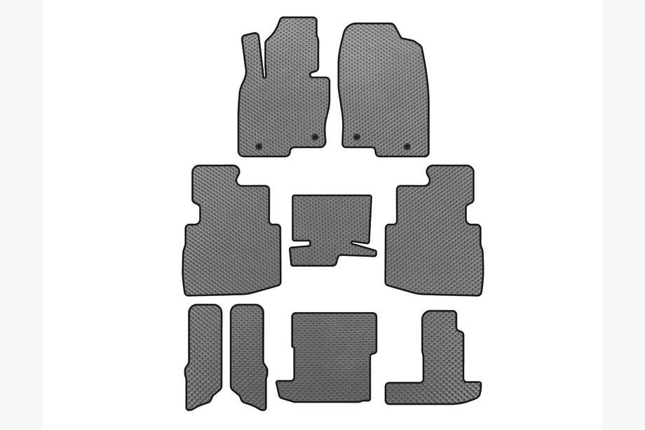 Коврики EVA (3 ряда, 7-местный, Серый) Image Коврики EVA (3 ряда, 7-местный, Серый) Image