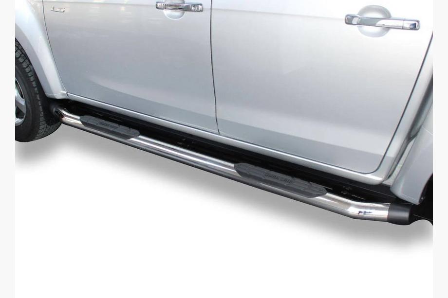 Боковые пороги Amazon Хром (2 шт., нержавейка) Image