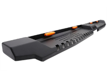 Боковые пороги Dakar V2 с LED (2 шт, металл) фото 3