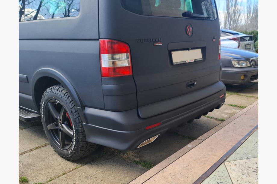 Volkswagen T5 2010-2015 гг. Пластиковая накладка на багажник (под покраску) Фото 2