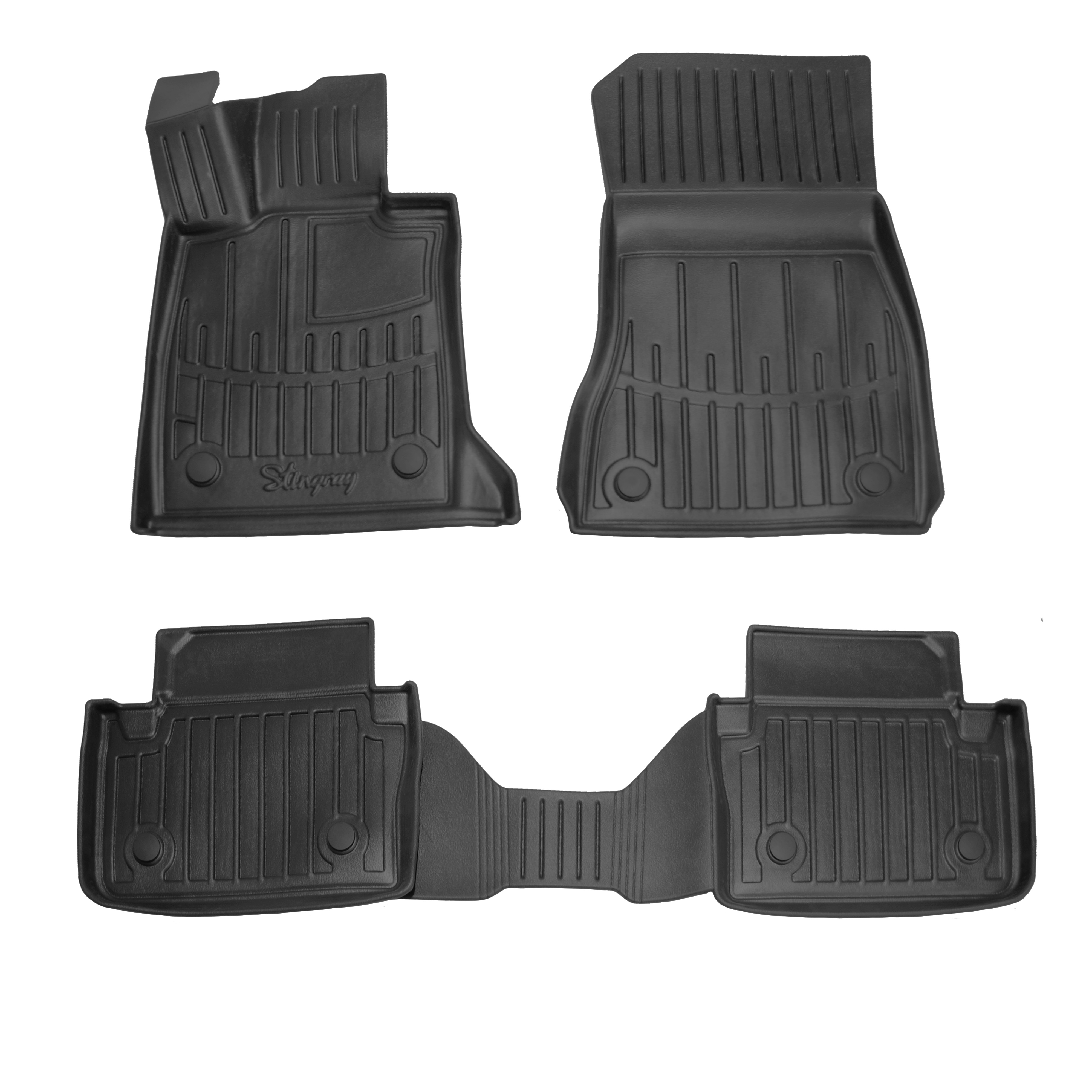 Килимки Stingray 3D (Для G60E, 4 шт) для BMW 5/i5 серія G60/G60E/G61 2023- рр - фото 1