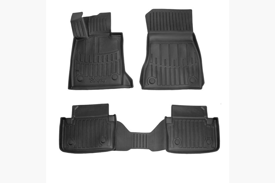 BMW 5/i5 серия G60/G60E/G61 2023- гг. Резиновые Коврики Stingray 3D (Для G60E, 4 шт) Image