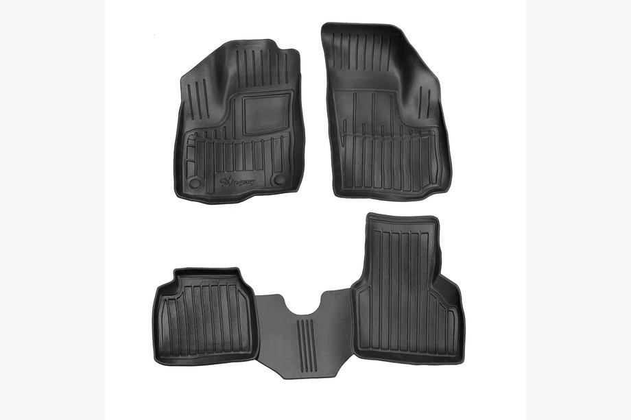 Fiat Doblo I 2005-2010 гг. Резиновые коврики Stingray 3D (4 шт) Image