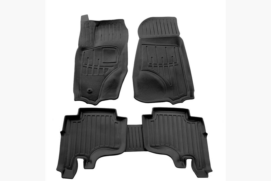 Jeep Grand Cherokee WK 2004-2010 гг. Резиновые коврики Stingray 3D (5 шт) Image