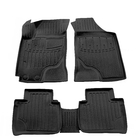 Kia Cerato 1 2004-2009 гг. Резиновые коврики Stingray 3D (5 шт) фото 1