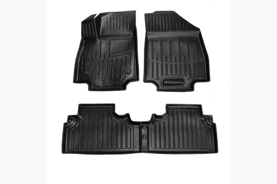Kia EV3 Резиновые коврики Stingray 3D (4 шт) Image