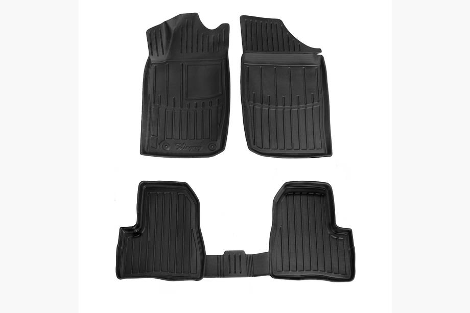 Peugeot 207 2006-2014 гг. Резиновые коврики Stingray 3D (4 шт) Image