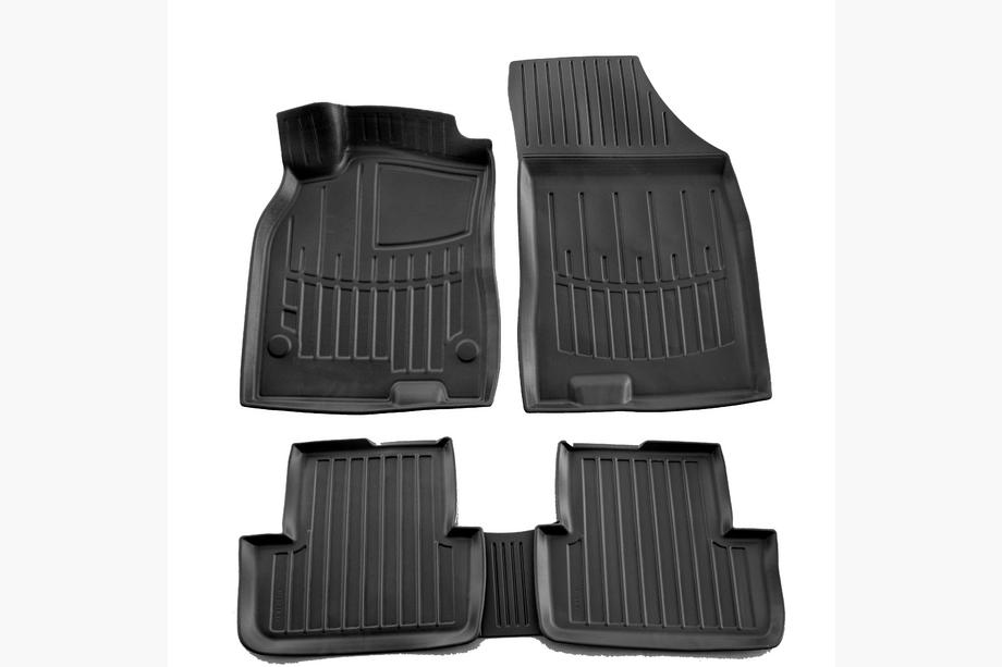 Renault Fluence 2009-2016 гг. Резиновые коврики Stingray 3D (5 шт) Image