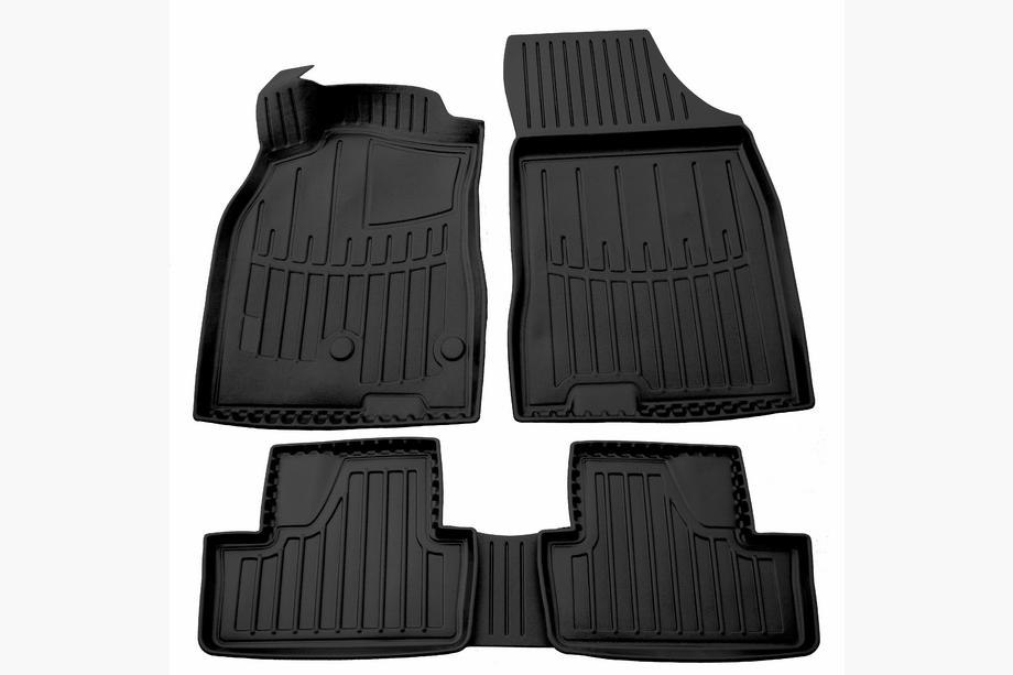 Renault Megane III 2009-2016 гг. Коврики резиновые Stingray 3D (HB, 5 шт) Image