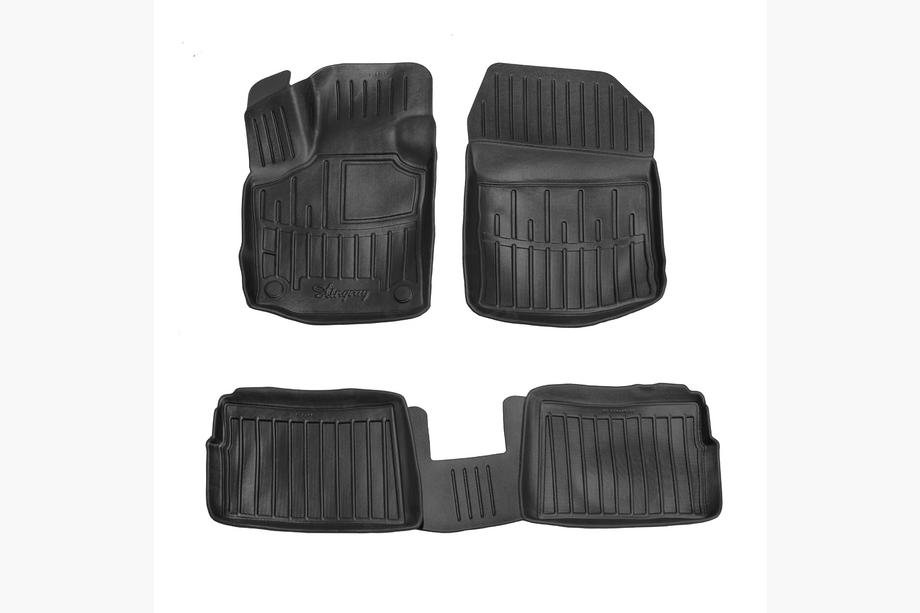 Renault Twingo 2007-2014 гг. Резиновые коврики Stingray 3D (5 шт) Image