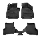 Seat Leon 2005-2012 гг. Резиновые коврики Stingray 3D (4 шт) фото 1
