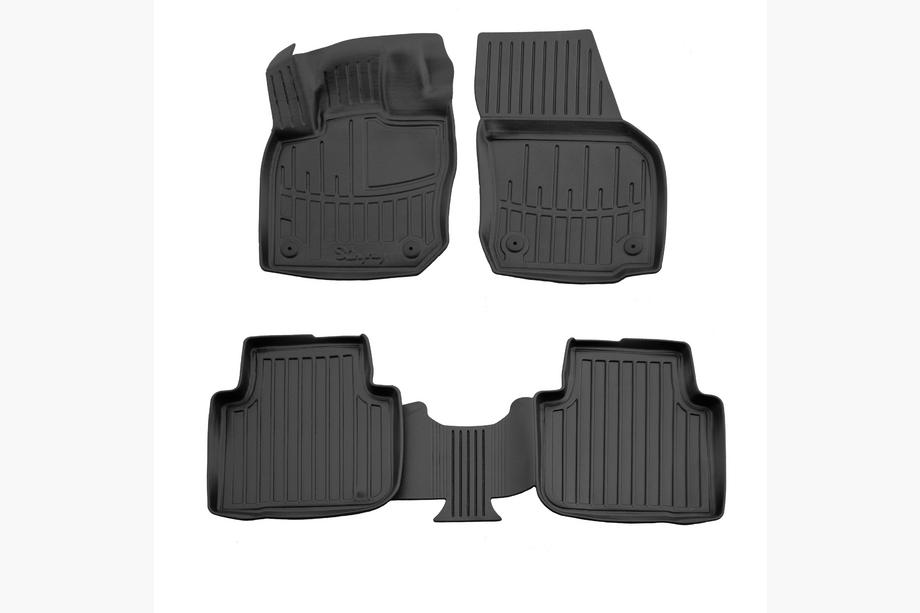 Skoda Kodiaq 2023- гг. Резиновые коврики Stingray 3D (4 шт) Image