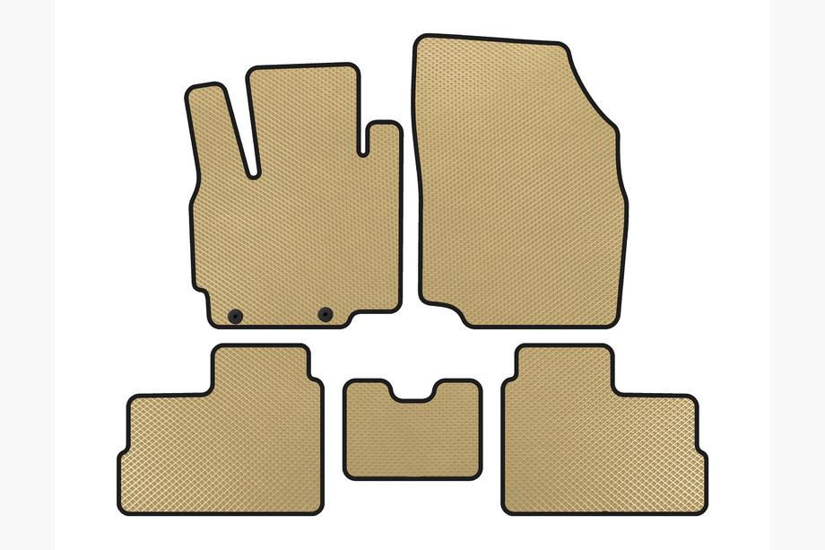 Mitsubishi Space Star/Mirage 2012- гг. Коврики EVA (для Space Star, 2012-2016, HB, Бежевые) Image
