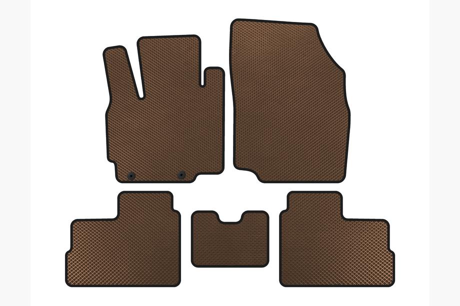 Mitsubishi Space Star/Mirage 2012- гг. Коврики EVA (для Space Star, 2012-2016, HB, Коричневый) Image