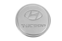 Hyundai Tucson JM 2004- гг. Накладка на Бак Нержавеющая Сталь фото 1