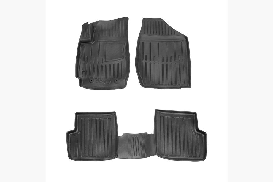 Toyota Corolla 2002-2007 гг. Резиновые коврики Stingray 3D (4 шт) Image