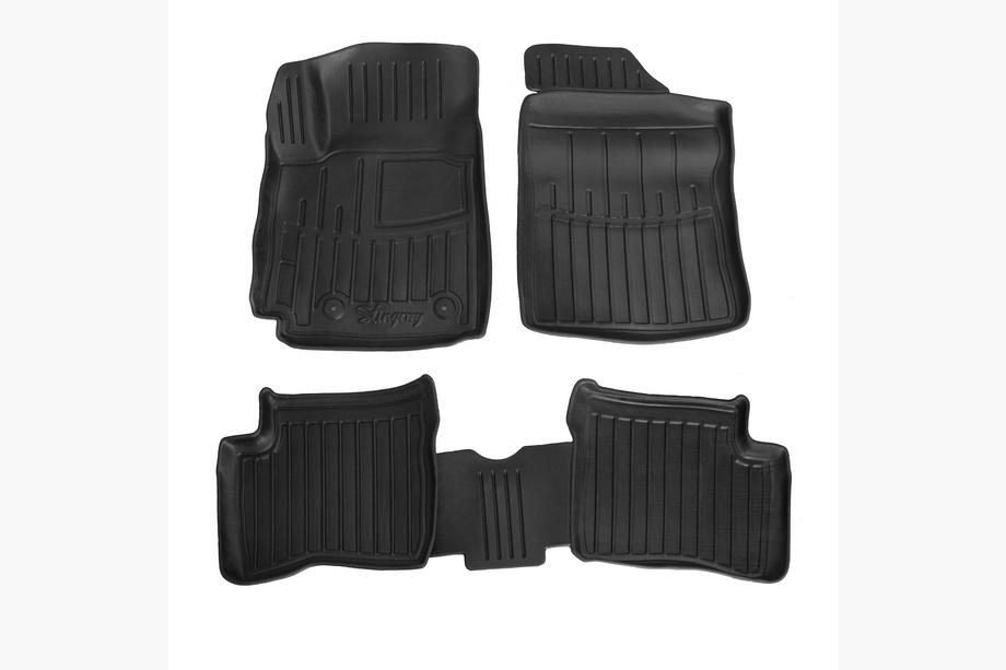 Toyota Yaris 1999–2006 гг. Резиновые коврики Stingray 3D (5 шт) Фото 1