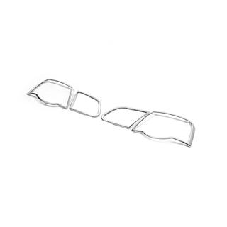 Хромированные накладки на задние фонари (2 шт., пластик) Volkswagen Passat B6 2006-2012 гг. фото 2