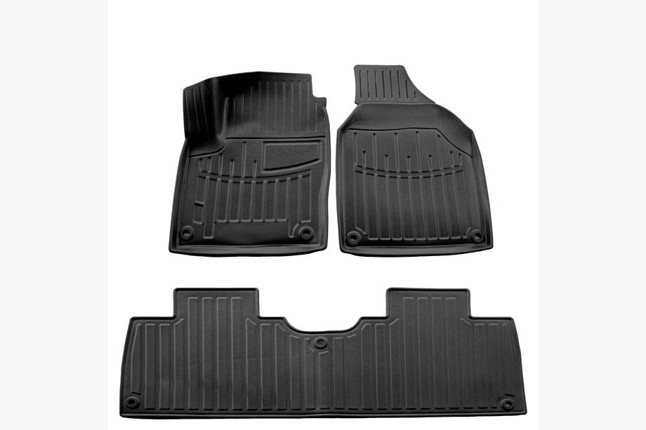 Volkswagen Sharan 1995-2010 гг. Резиновые коврики Stingray 3D (3 шт) Image
