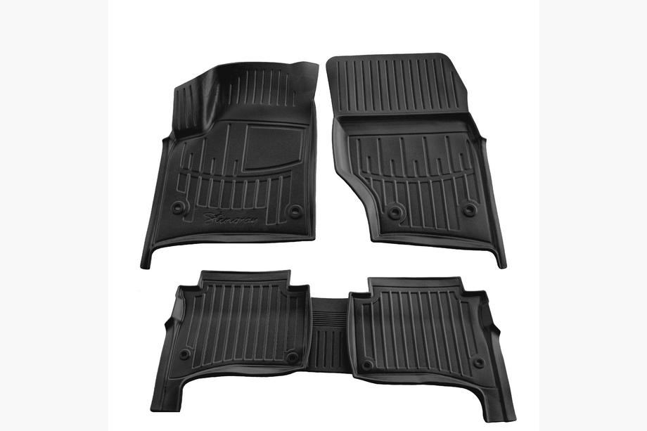 Volkswagen Touareg 2002–2010 гг. Резиновые коврики Stingray 3D (5 шт) Фото 1