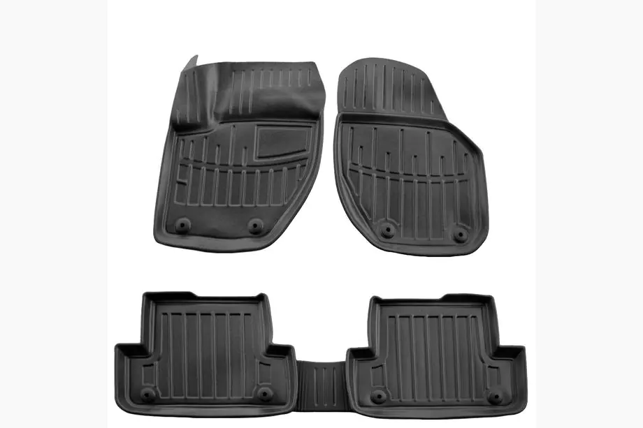 Volvo V40 2012- гг. Резиновые коврики Stingray 3D (5 шт)