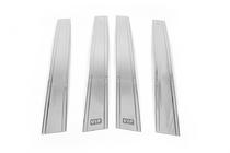 Хром накладки на стойки (4 шт, нерж сталь) фото 3