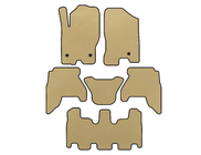 Nissan Pathfinder R51 2005-2014 гг. Коврики EVA (3 ряда, Бежевые) фото 1