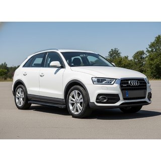 Боковые Подножки RedLine Black (2 шт., Алюминий) Audi Q3 2011-2019 гг. фото 1
