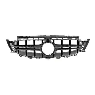 Передняя решетка в стиле E63 AMG Silver (для Avantgarde/AMG-Line/E43/E53 2016-2020) фото 4