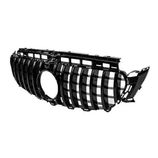 Передняя Решетка GT Panamericana Черная (для Avantgarde/AMG-Line/E43 AMG/E53 AMG 2016-2020) фото 3